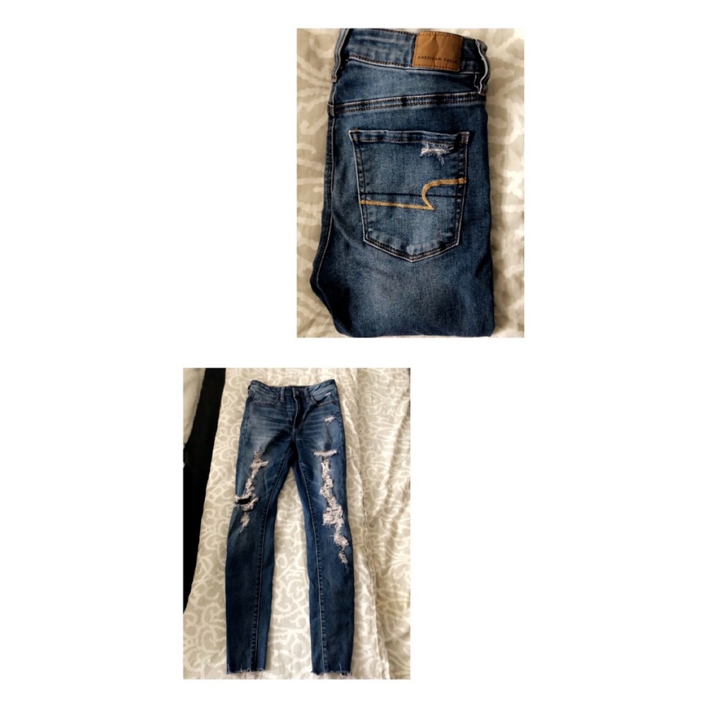 American eagle high waisted jeans